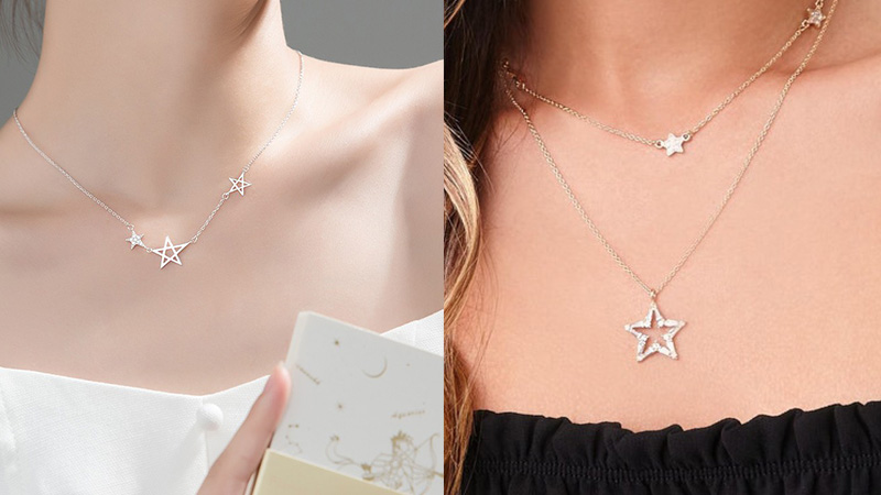 Mặt dây chuyền nữ hình ngôi sao